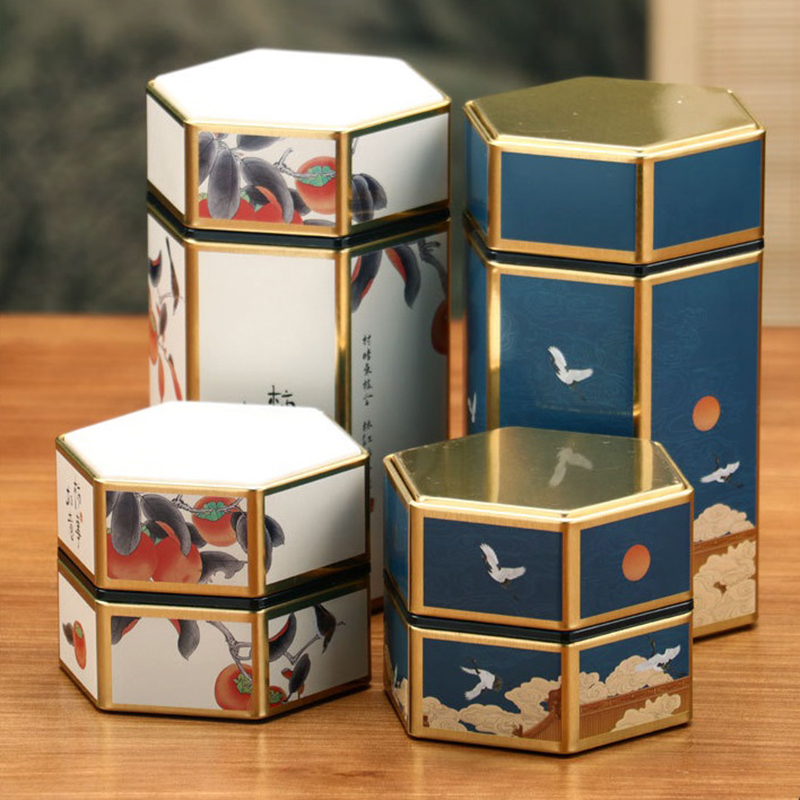 Creative Hexagonal Teapot Tin  - Cast Iron Corn reseña y precio