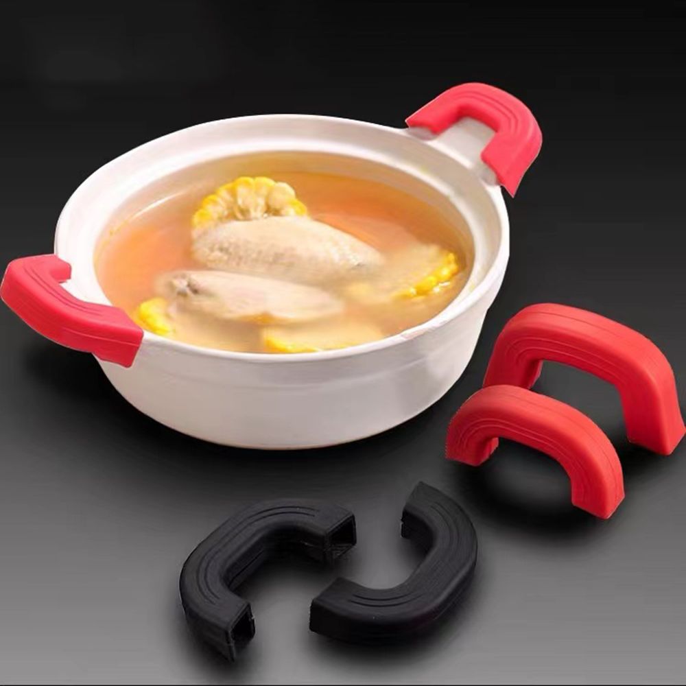 2PCS Silicone Anti-Scald Pot H - Cast Iron Corn reseña y precio