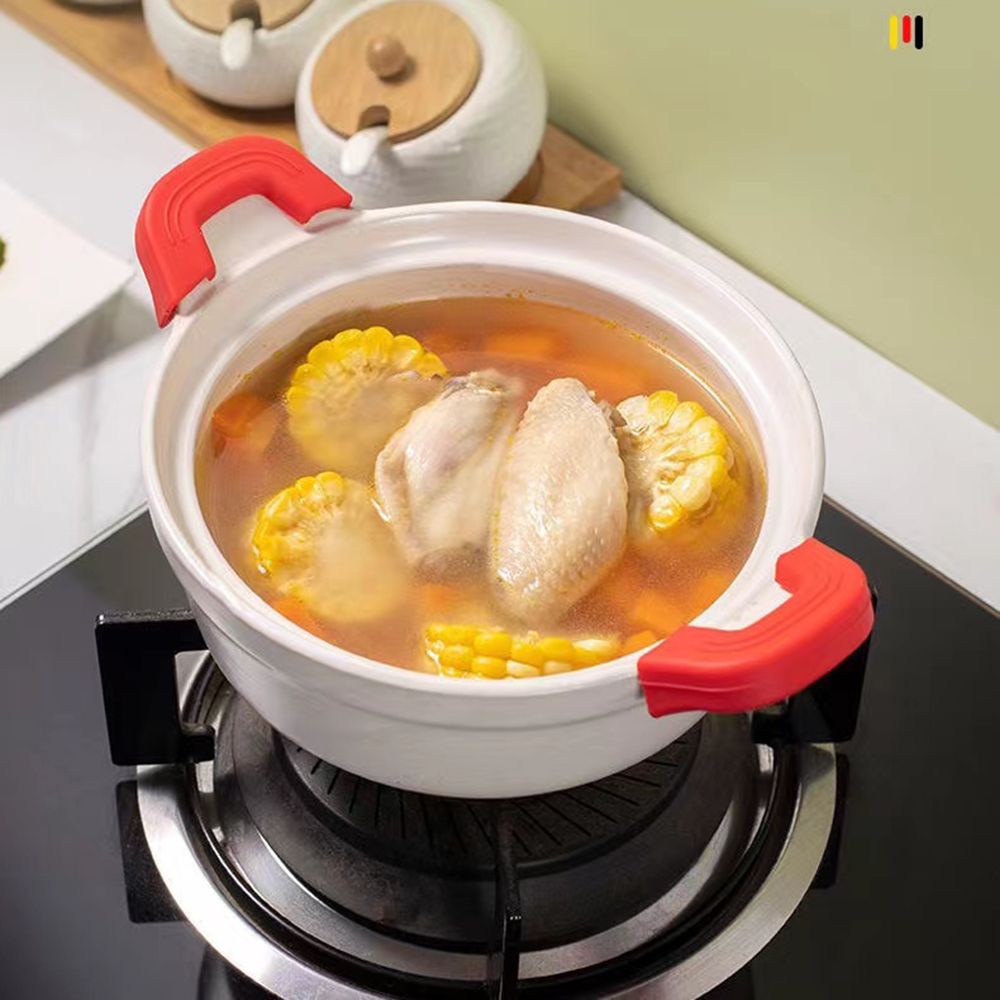2PCS Silicone Anti-Scald Pot H - Cast Iron Corn reseña y precio