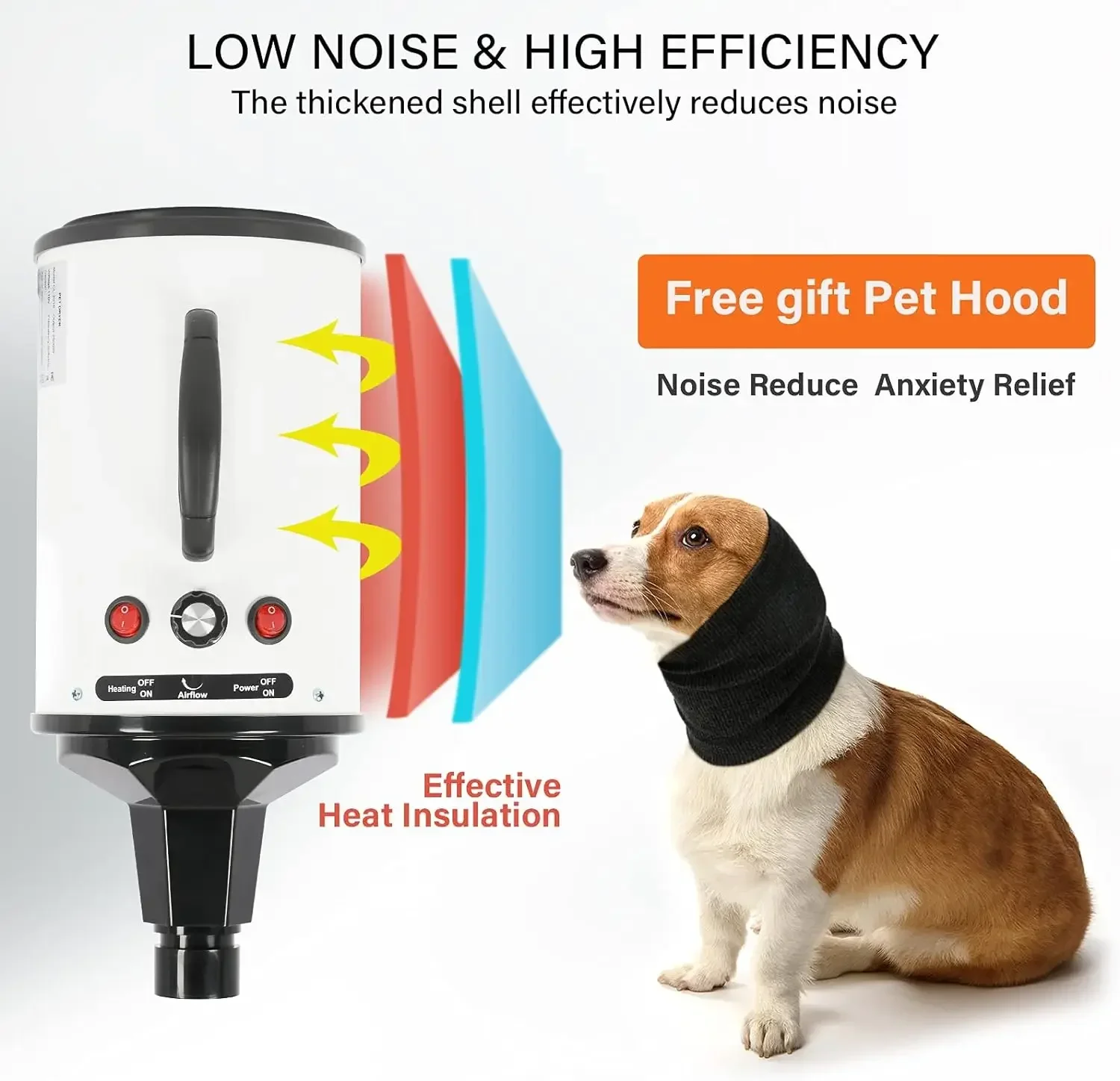 2800W Pet Hair Dryer for Dogs  - Hot Dog Press reseña y precio