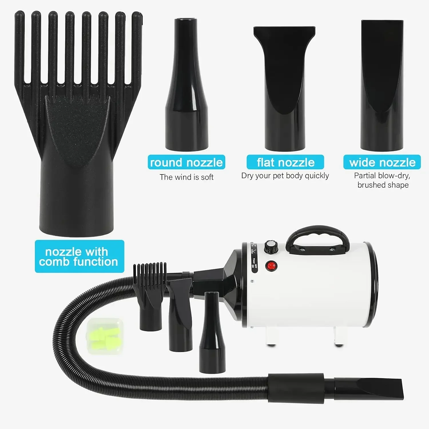 2800W Pet Hair Dryer for Dogs  - Hot Dog Press reseña y precio