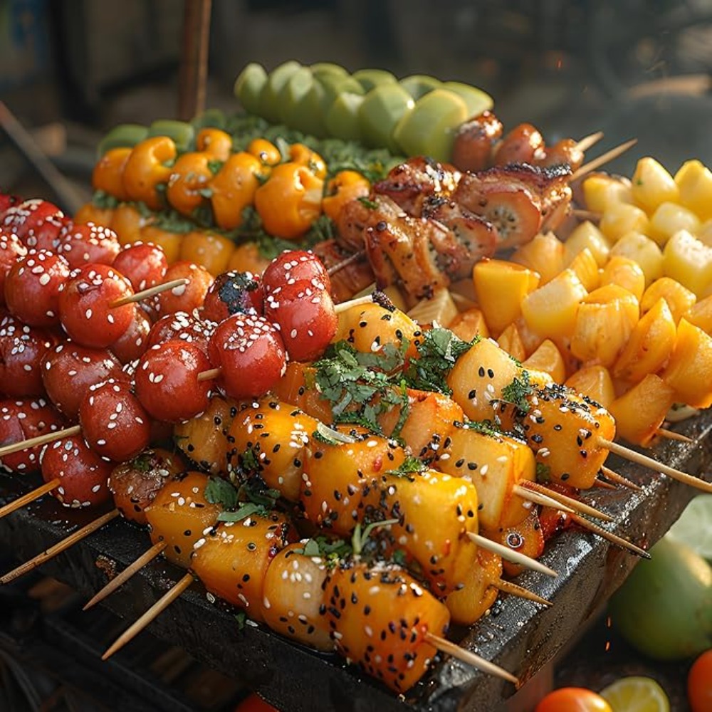 90-1350Pcs BBQ Bamboo Sticks D - Corn Dog Stick reseña y precio