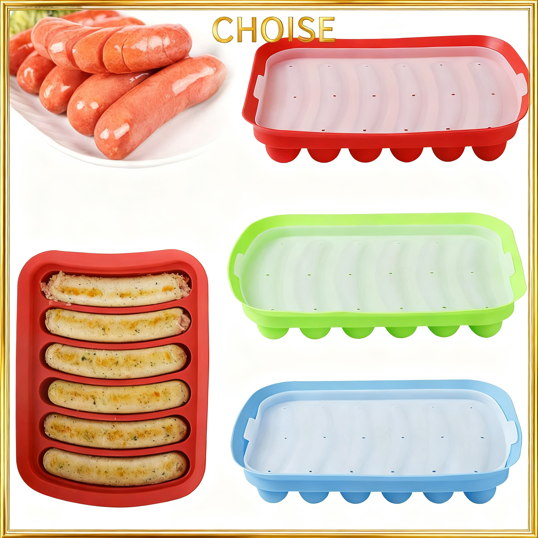 Sausage Maker Mould 6 Grids Si - Hot Dog Press reseña y precio