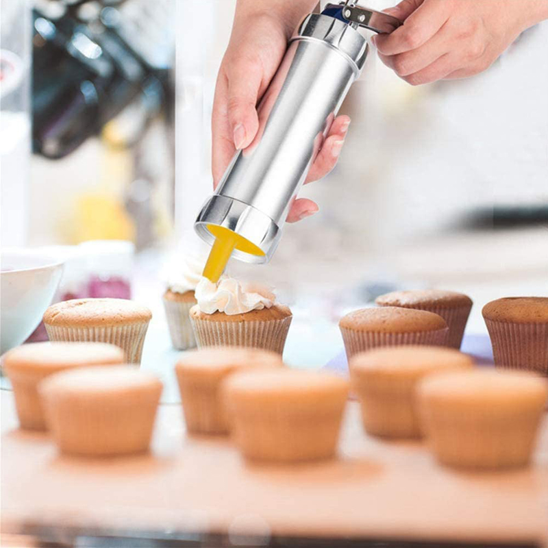 Cookie Press Gun and Icing Set - Churros Maker Gun reseña y precio