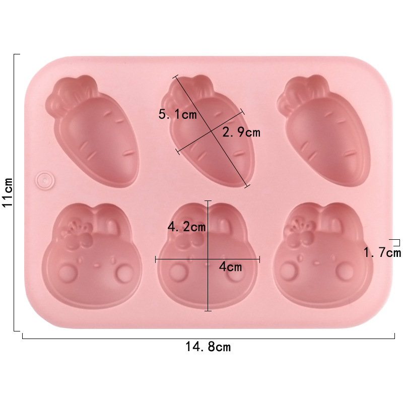 Cartoon Silicone Mold Rabbit C - Bunny Cake Mold reseña y precio