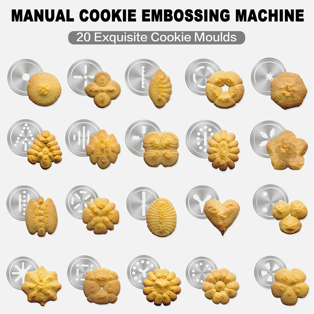 10/20pcs Aluminum Cookie Maker - Churros Maker Gun reseña y precio