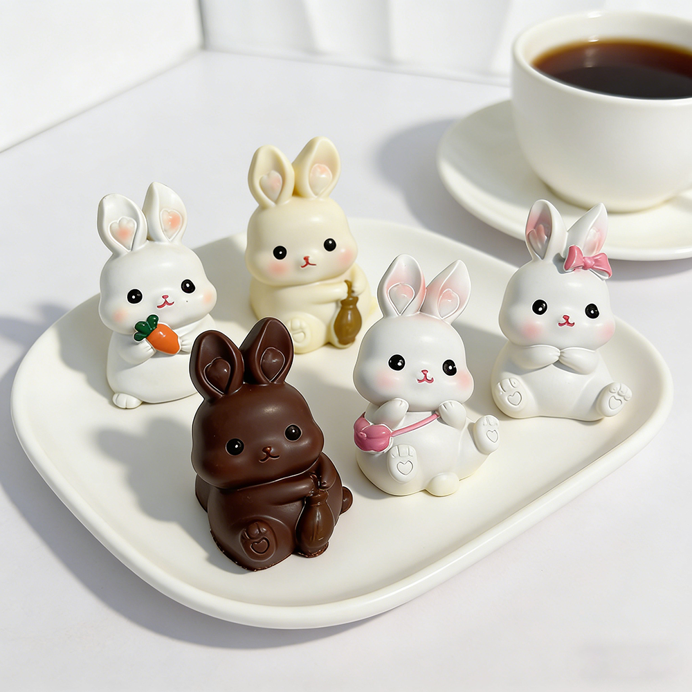 Easter Bunny Silicone Mold Cut - Bunny Cake Mold reseña y precio