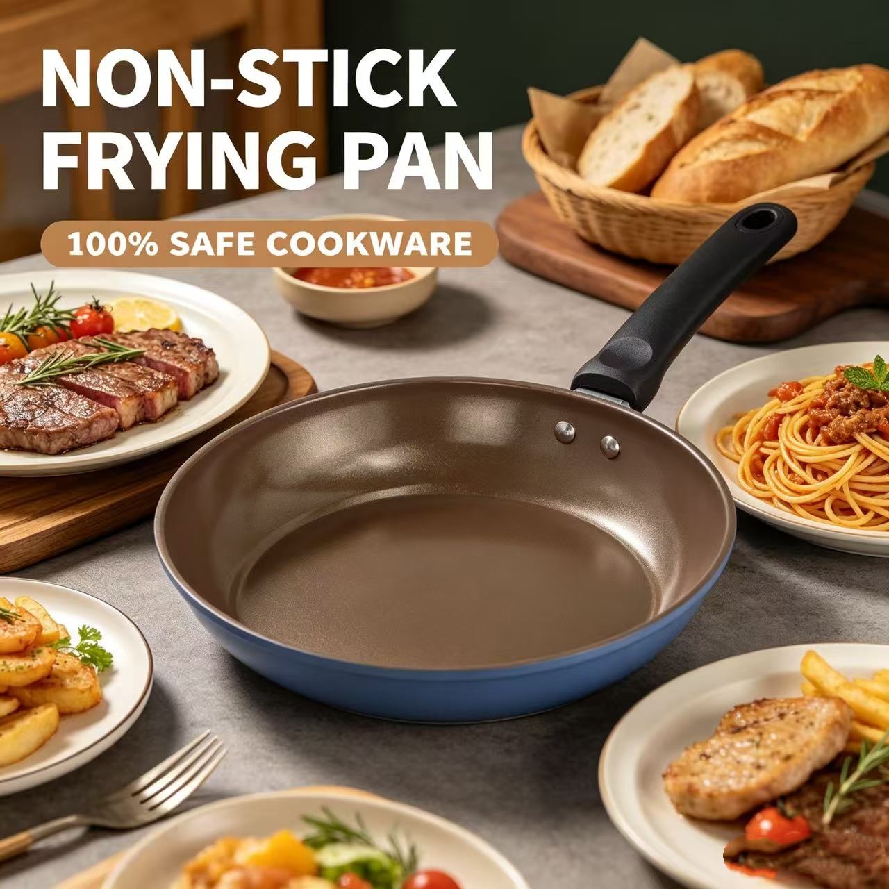 9.45 Inch Non-Stick Frying Pan - Egg Waffle Pan reseña y precio