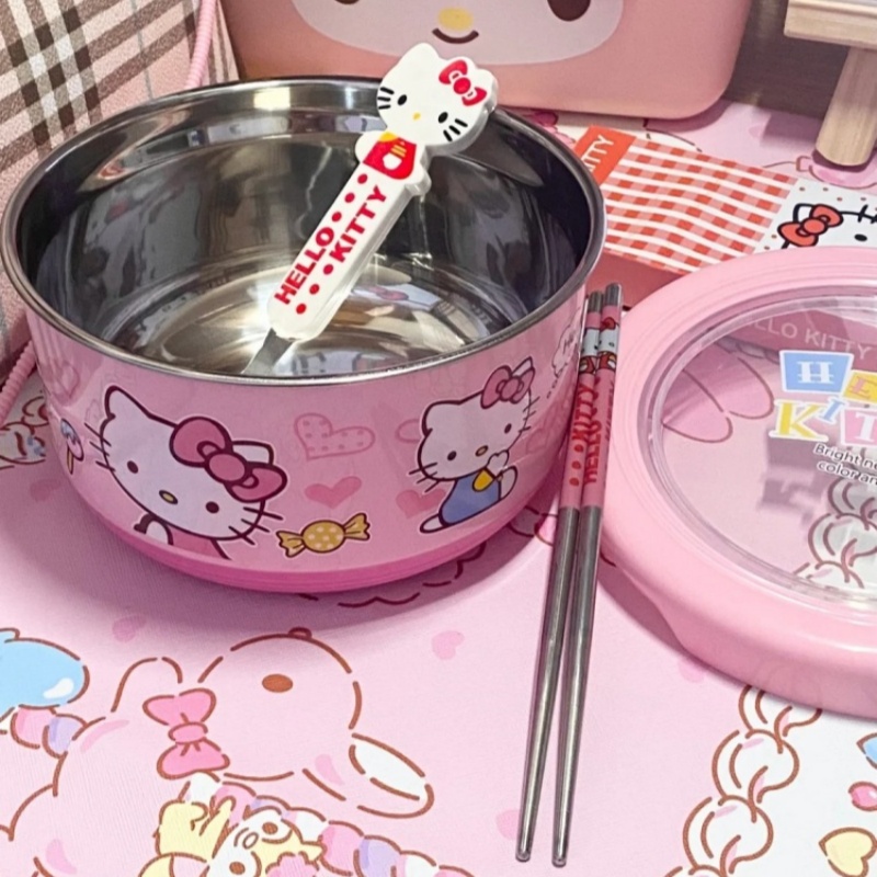 Cute Hello Kitty Stainless Ste - Dim Sum Basket reseña y precio