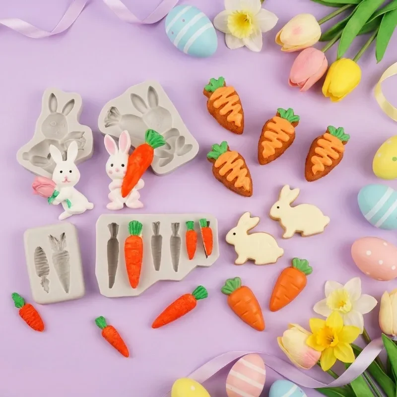 Latest Models 3Pcs Easter Bunn - Bunny Cake Mold reseña y precio