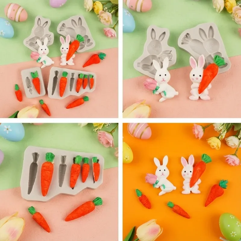 Latest Models 3Pcs Easter Bunn - Bunny Cake Mold reseña y precio
