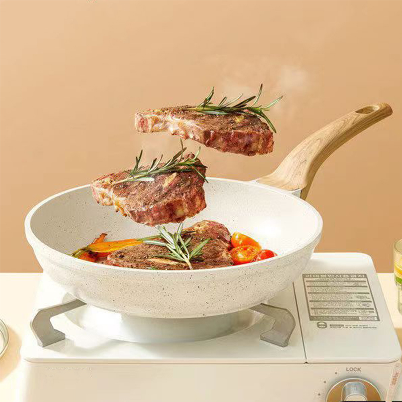 Non-stick Wok Frying Pan Ceram - Danish Pancake Pan reseña y precio