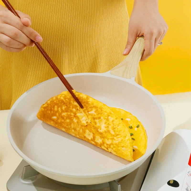 Non-stick Wok Frying Pan Ceram - Danish Pancake Pan reseña y precio