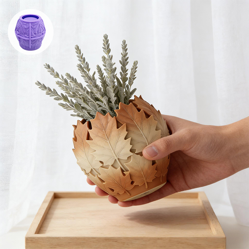 Leaves-shaped silicone art mol - Potsticker Mold reseña y precio