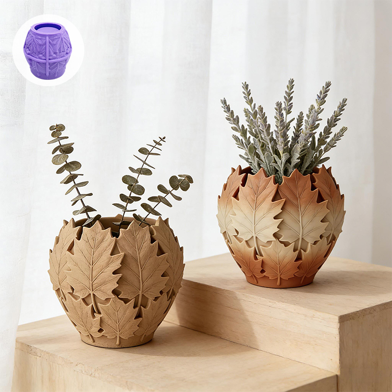 Leaves-shaped silicone art mol - Potsticker Mold reseña y precio