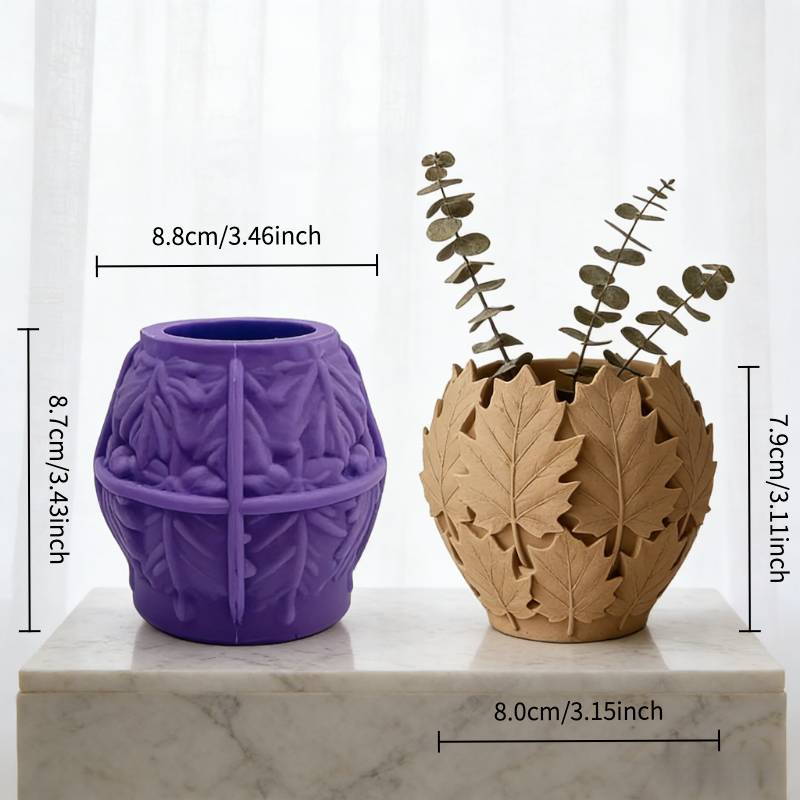 Leaves-shaped silicone art mol - Potsticker Mold reseña y precio