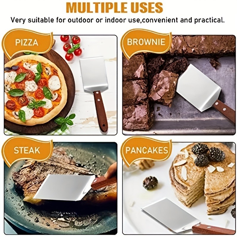 1pc, Brownie Spatula, Metal Br - Okonomiyaki Spatula reseña y precio