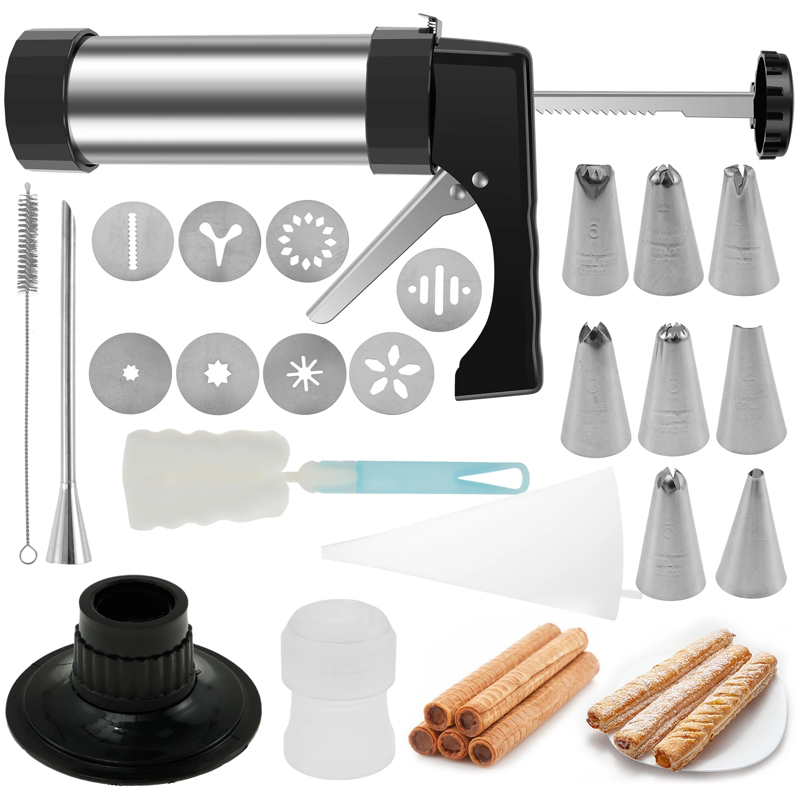 Churro Maker Machine Stainless - Churros Maker Gun reseña y precio