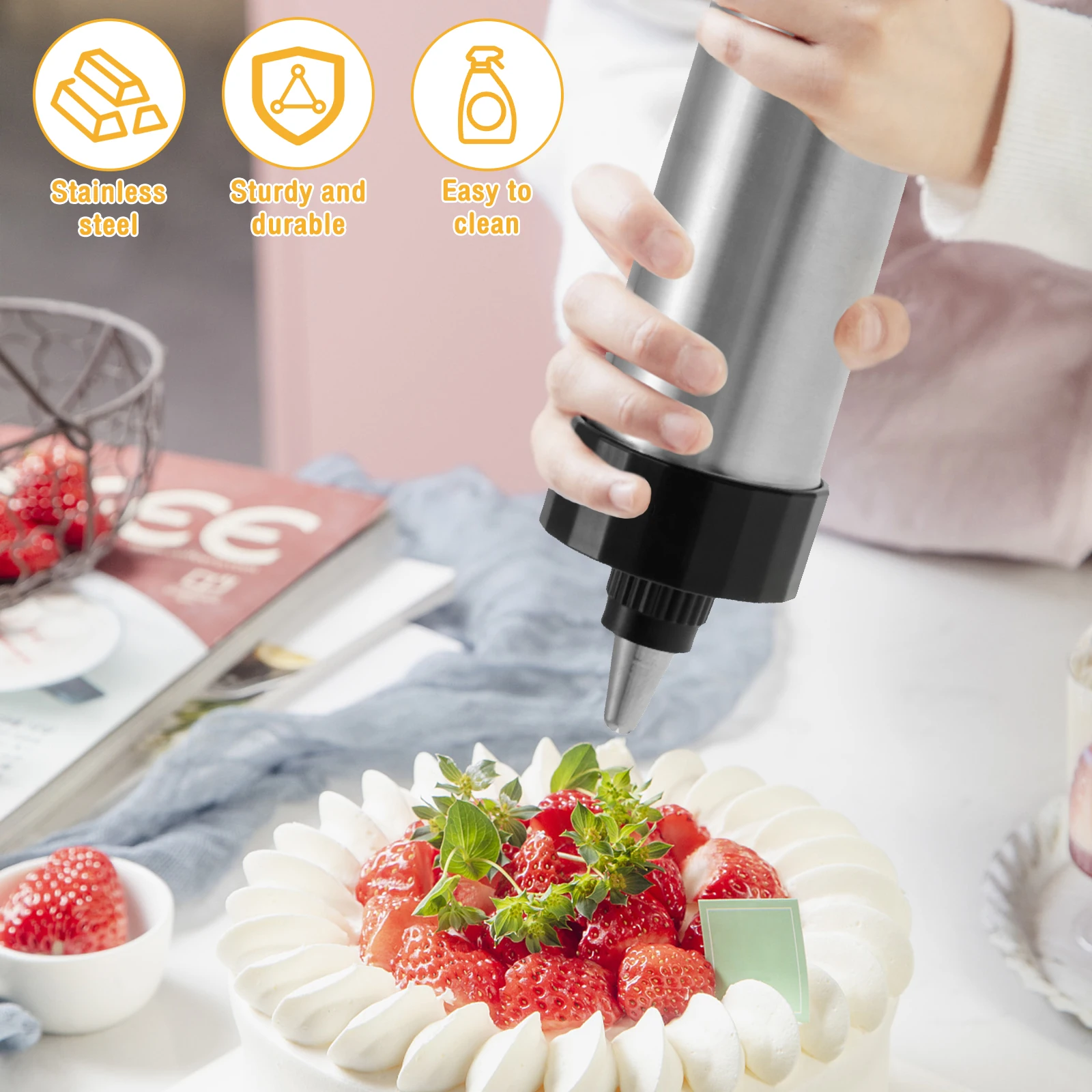 Churro Maker Machine Stainless - Churros Maker Gun reseña y precio