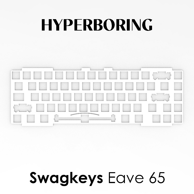 Swagkeys Eave65 Keyboard Posit - Crepe Pan Carbon reseña y precio