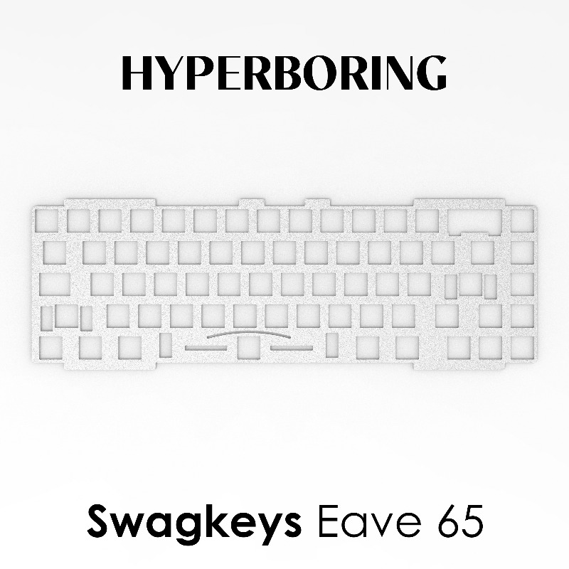 Swagkeys Eave65 Keyboard Posit - Crepe Pan Carbon reseña y precio