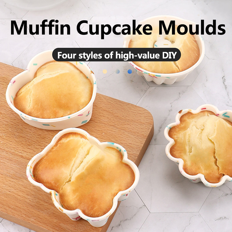4Pcs Muffin Donuts Cupcake Lin - Donut Mold Silicone reseña y precio