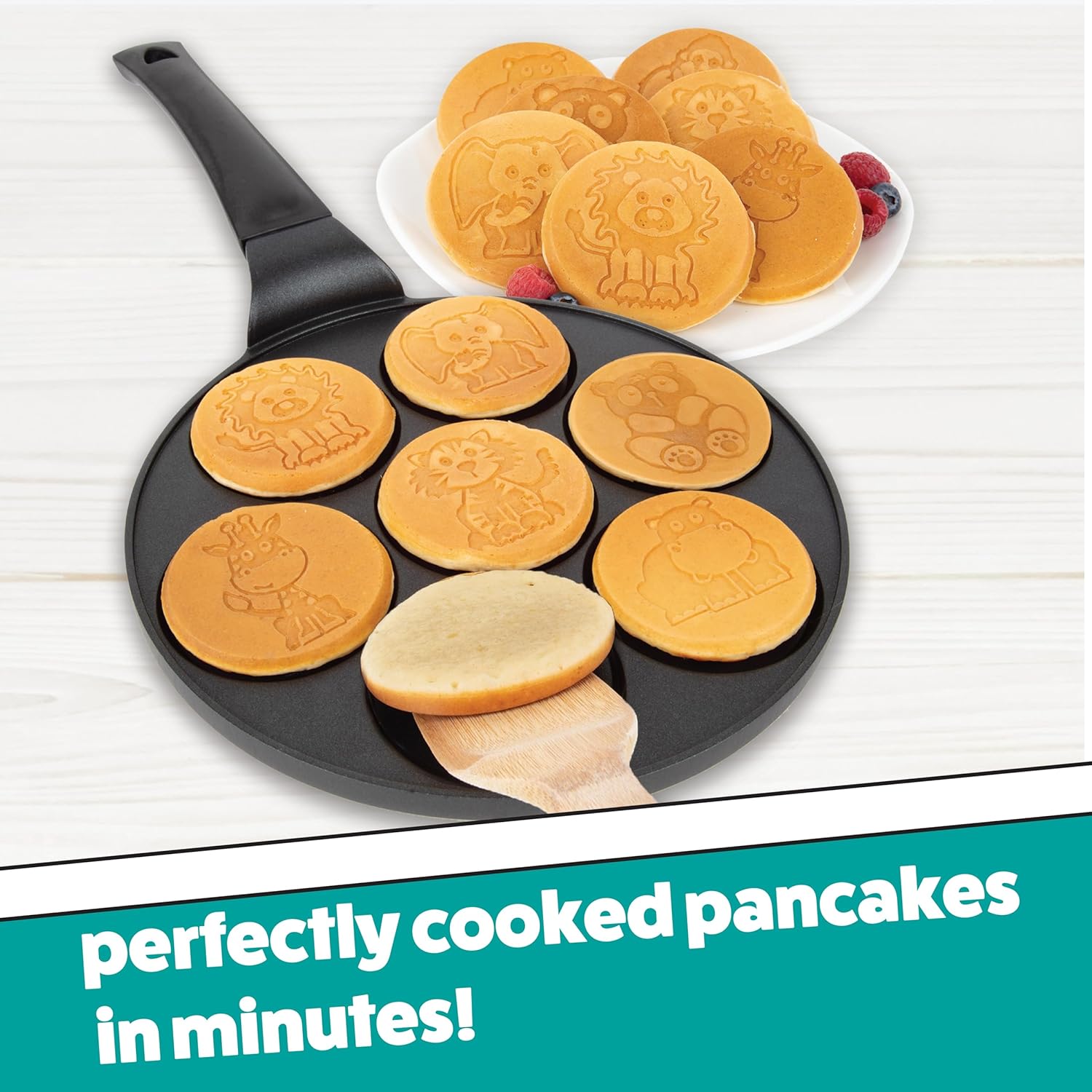 Animal Mini Pancake Pan - Make - Mini Pancake Griddle reseña y precio