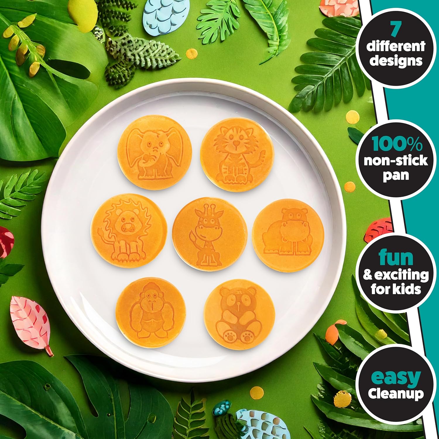 Animal Mini Pancake Pan - Make - Mini Pancake Griddle reseña y precio