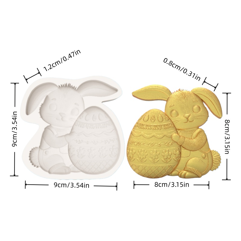 Easter Egg-Holding Bunny Silic - Bunny Cake Mold reseña y precio