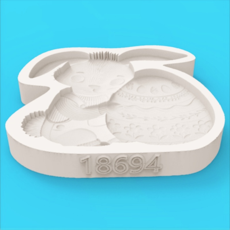 Easter Egg-Holding Bunny Silic - Bunny Cake Mold reseña y precio