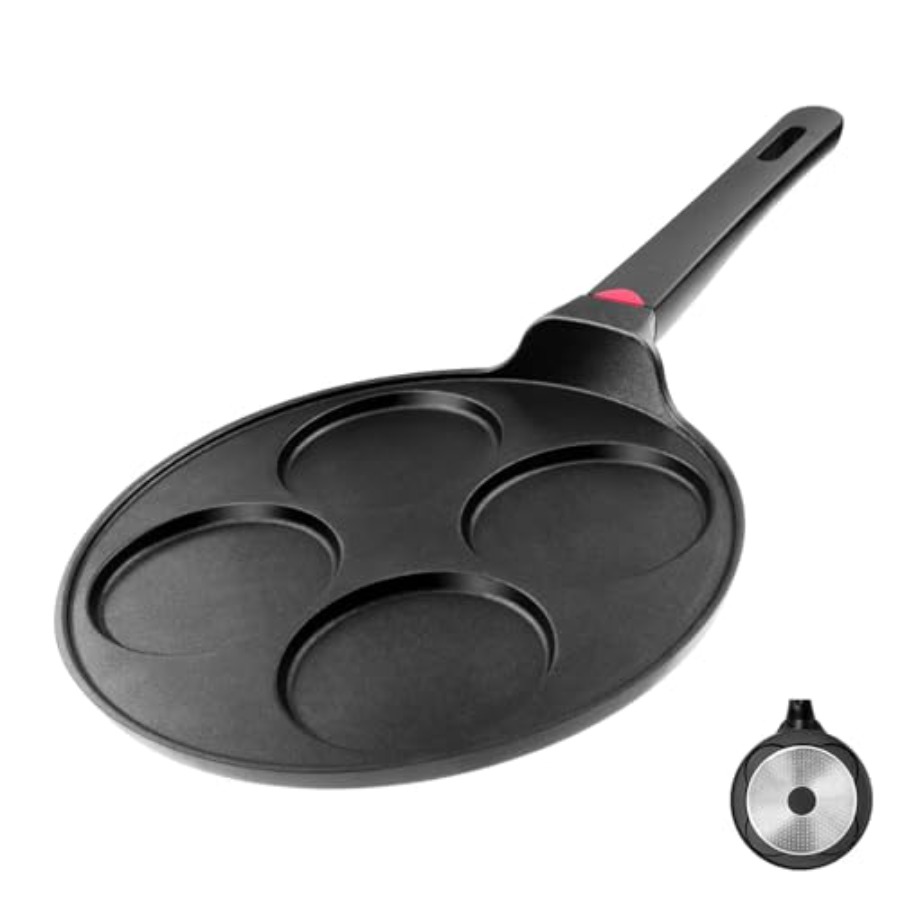 Pancake Pan Nonstick-Suitable  - Mini Pancake Griddle reseña y precio