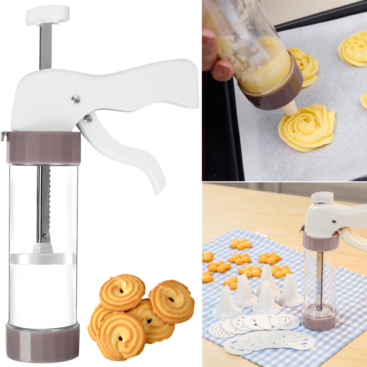 Cookie Press Set Cookie Press  - Churros Maker Gun reseña y precio