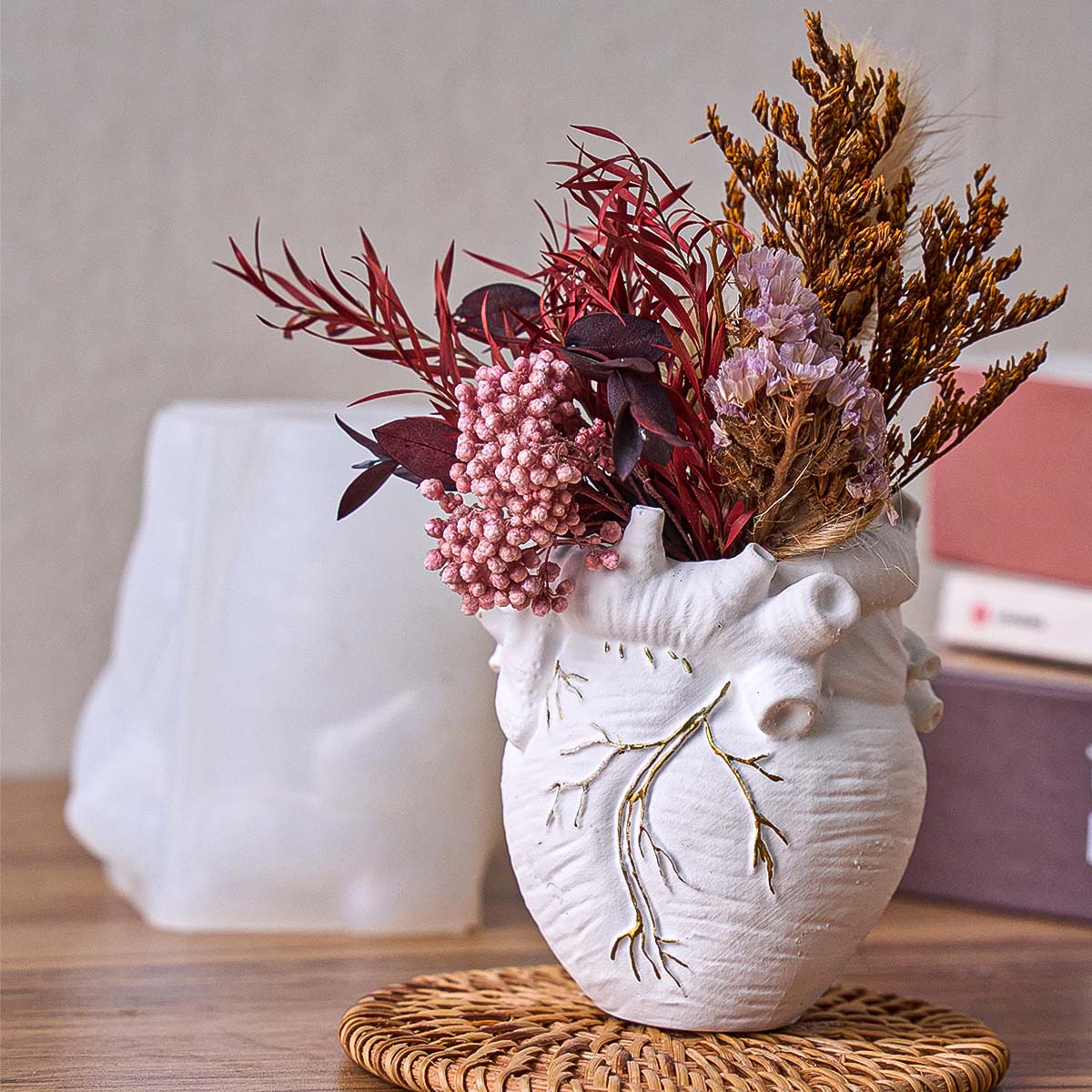 Simulation Heart Vase Silicone - Potsticker Mold reseña y precio